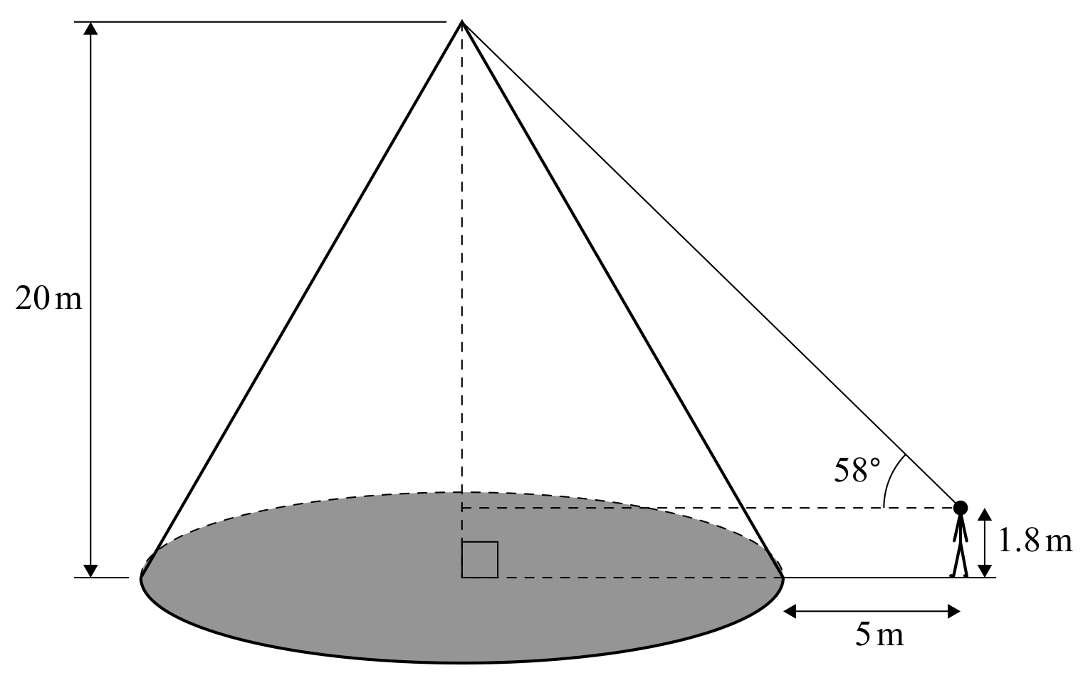 Figure for Question 3.1 Geometry and trigonometry - SL content question 2 — IB Maths AA SL